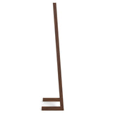 Bray - Bath Towel And Blanket Ladder Shelf - Natural Walnut by Simpli-Home | Bel Furniture