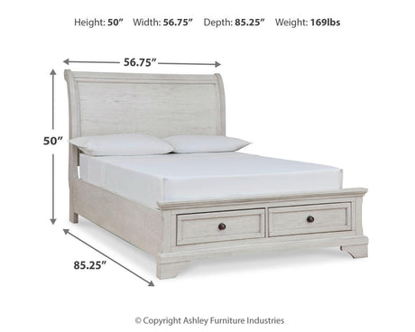 Robbinsdale - Sleigh Bed - view 14