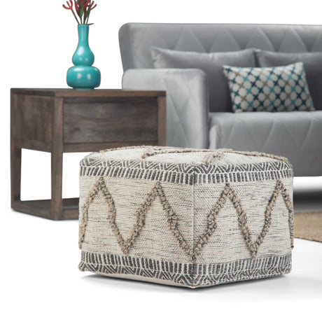 Sweeney - Upholstered Square Pouf - view 7