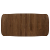 Redbridge - Extension Leaf Dining Table - Natural Walnut by CoasterEveryday | Bel Furniture