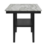 Marbel - Faux Marble Counter Height Set
