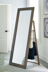 Dirkins - Brown - Floor Mirror by Signature Design by Ashley® | Bel Furniture