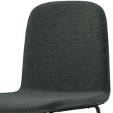 Wilcox - Dining Chair (Set of 2) - Charcoal Gray by Simpli-Home | Bel Furniture