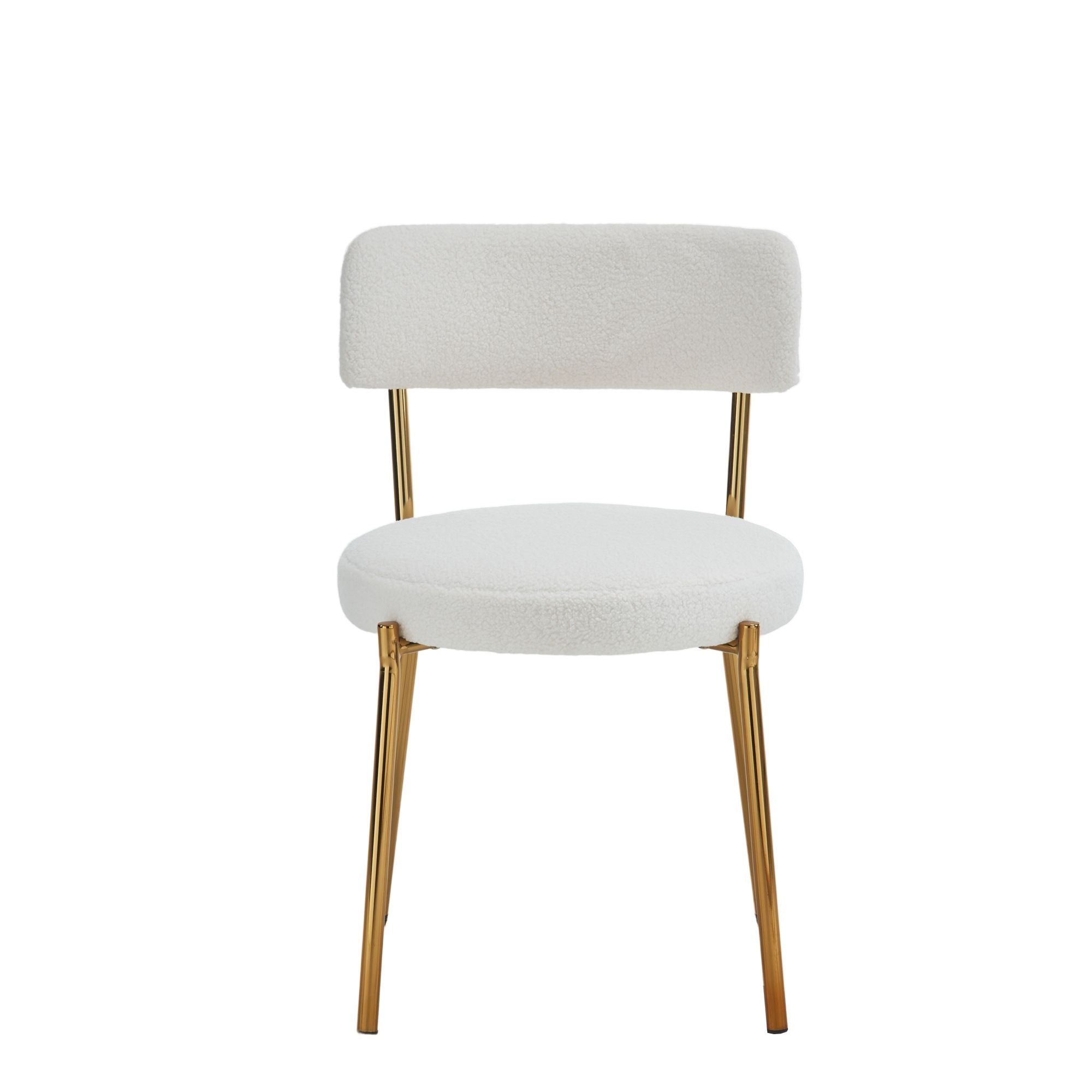 Mid-Century Modern Dining Chairs - Gold Legs