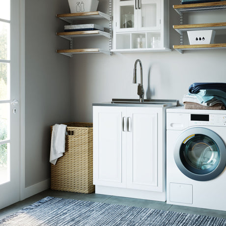 Darwin - Deluxe Laundry Cabinet With Pull-Out Faucet And Stainless Steel Sink - view 16