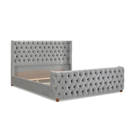 Brooklyn - Tufted Panel Bed Headboard And Footboard Set - view 41