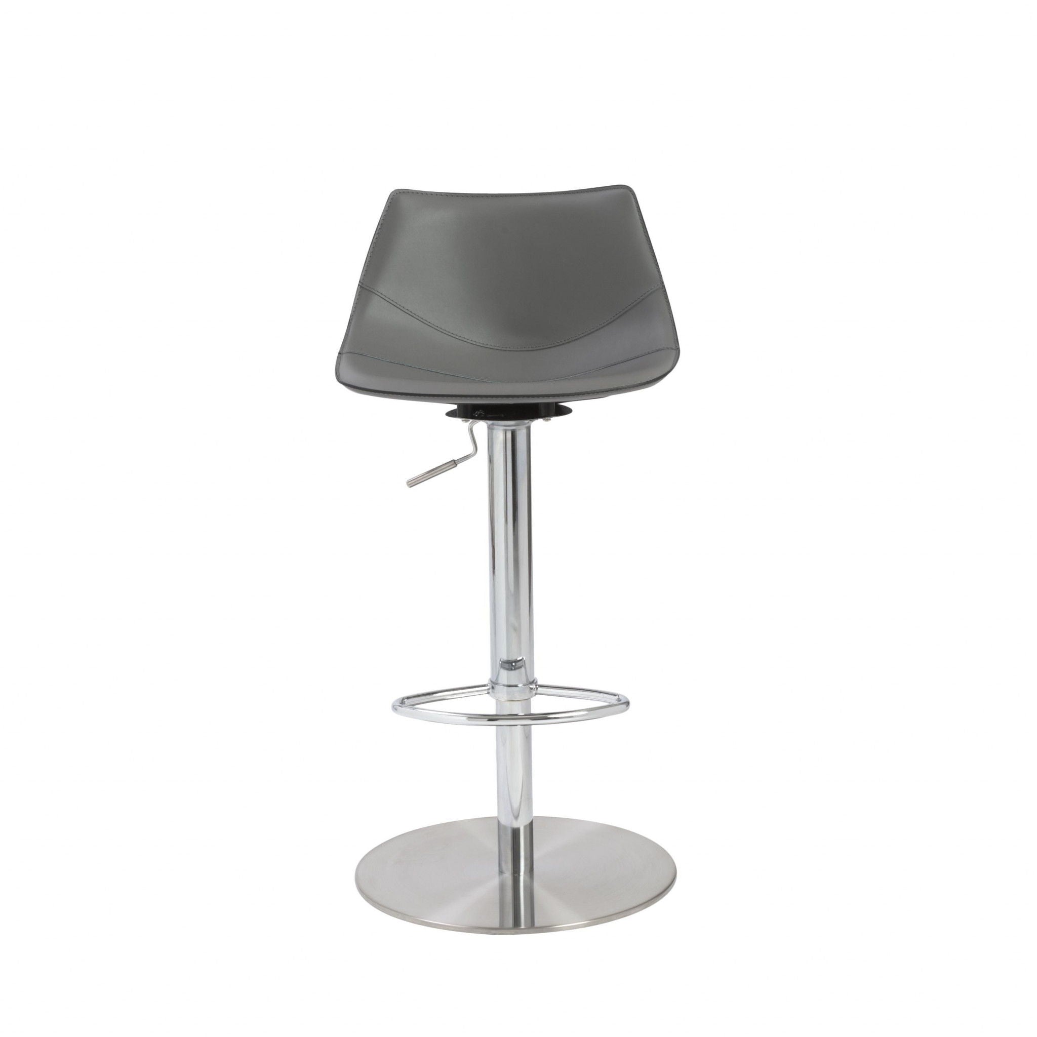 Swivel Low Back Bar Height Bar Chair - Gray