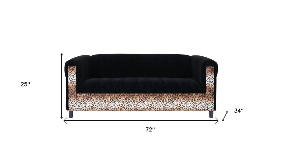 Sofa Velvet - Black