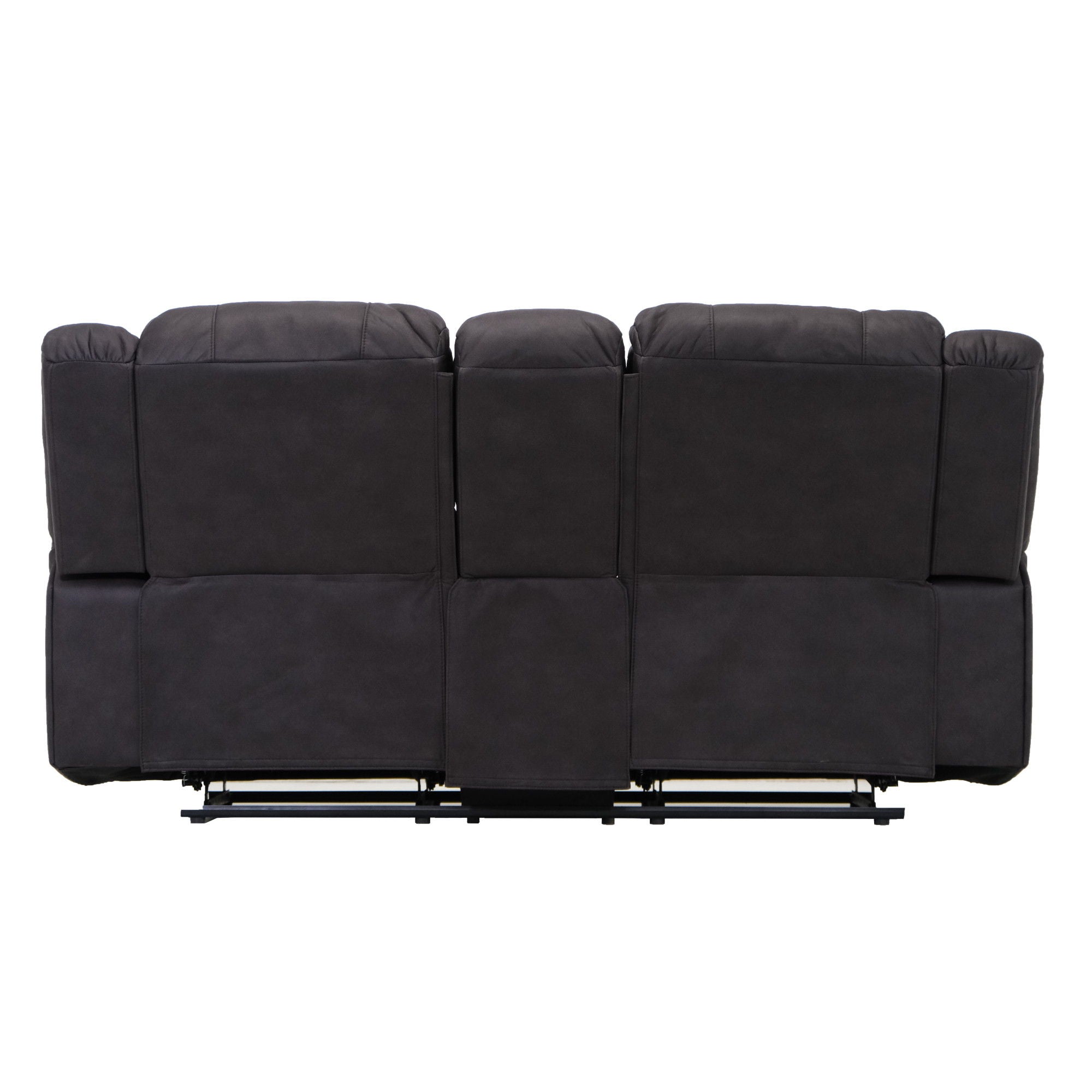 Marshall - Reclining Console Loveseat - Black