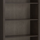Amherst - Transitional 5 Shelf Bookcase - Brown by Simpli-Home | Bel Furniture