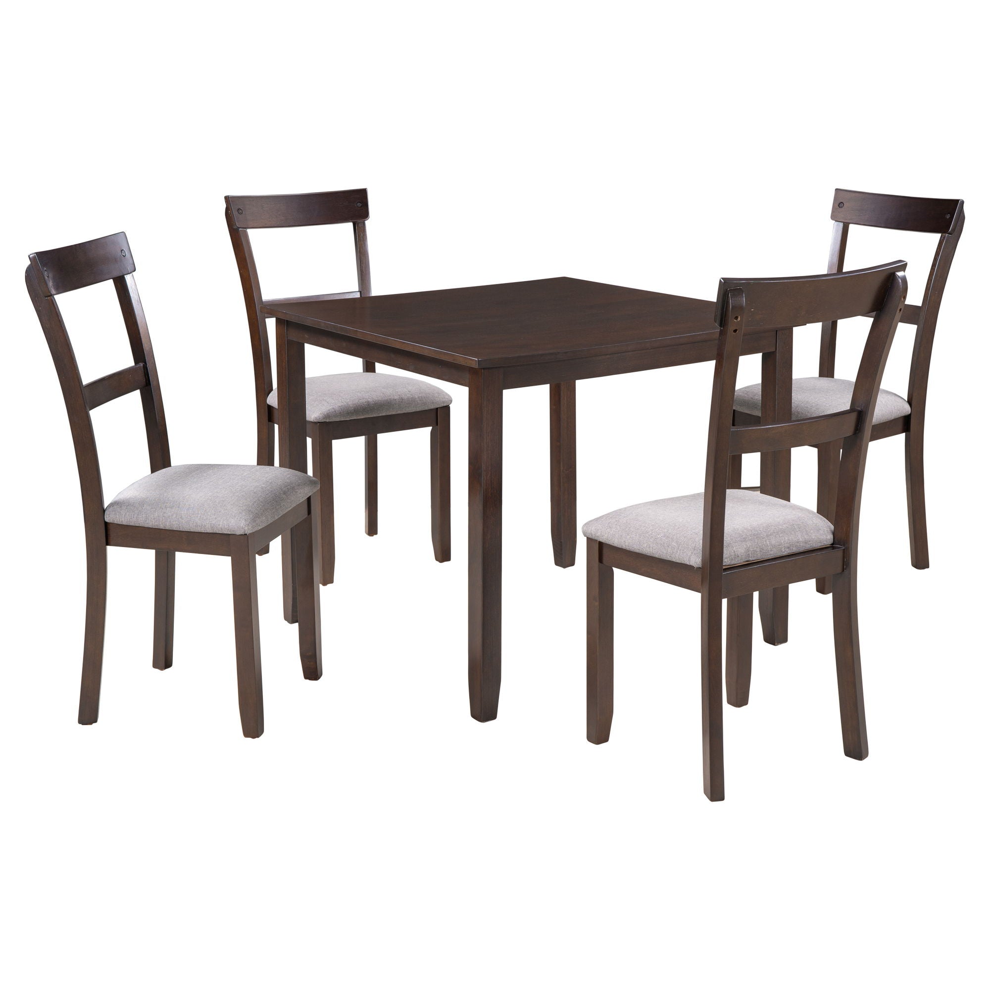 Dining Table Set Industrial Wooden Kitchen Table And Chairs For Dining Room