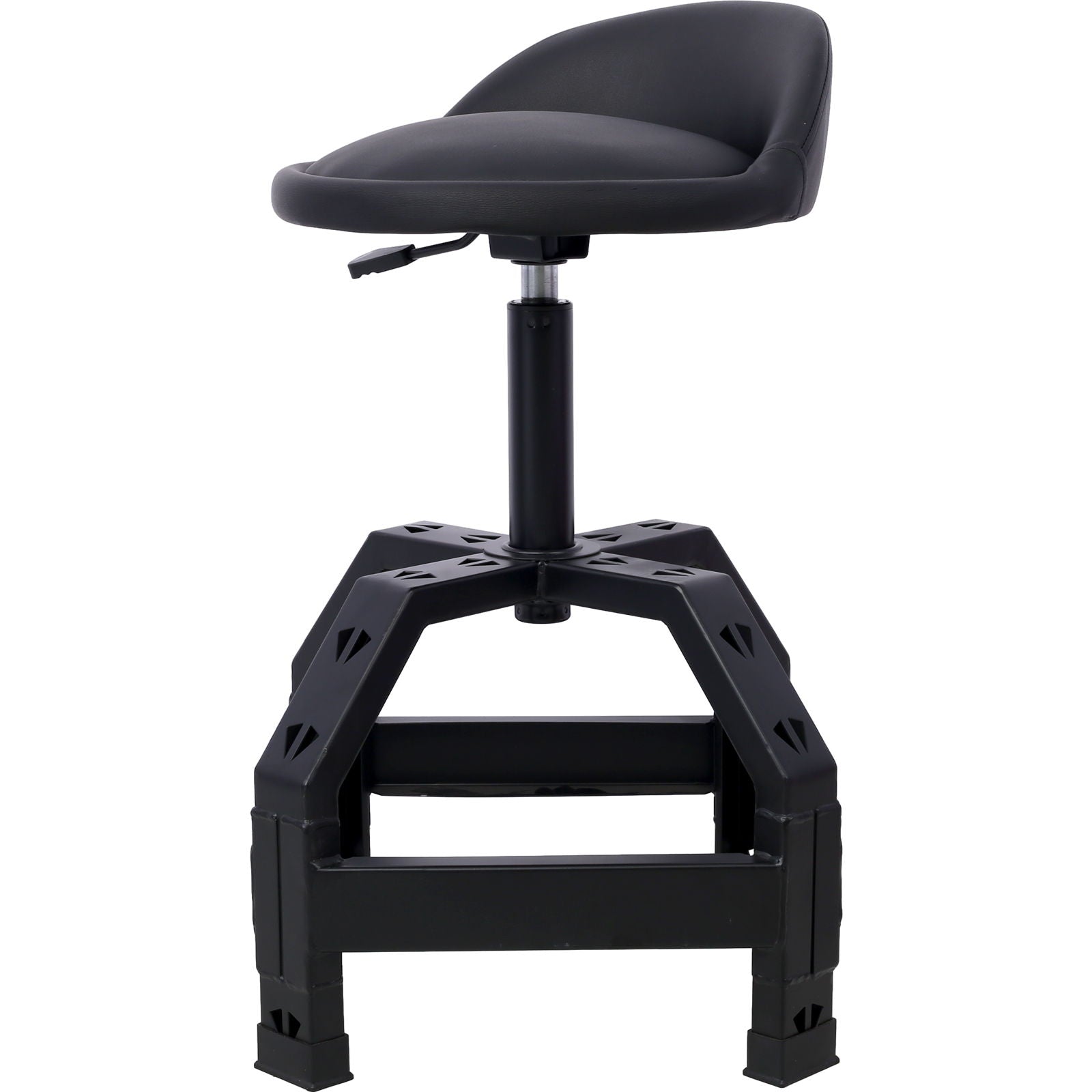 Pneumatic 360 Degree Swivel Stool, Mechanics Rolling Creeper Seat, Heavy Duty Mechanics Stool