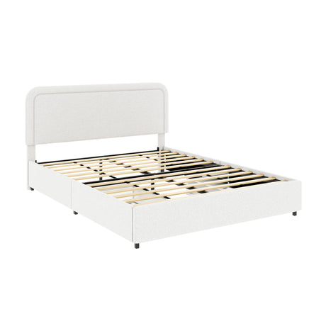 Liv - Patented With Drawers Upholstered Storage Platform Bed - view 16