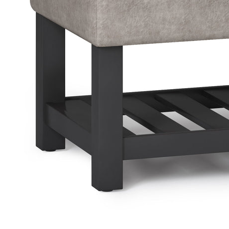 Cosmopolitan - Storage Ottoman Bench With Open Bottom - view 38