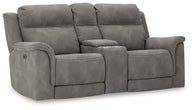 Next-Gen Durapella - Reclining Power Loveseat With Console