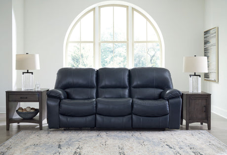 Leesworth - 3 Pc. - Power Reclining Sofa, Power Reclining Loveseat, Power Rocker Recliner - Ocean - view 8