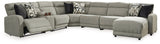 Colleyville - Power Reclining Sectional Beige 7 Pc. Power Reclining Sectional With RAF Press Back Power Chaise by Signature Design by Ashley® | Bel Furniture