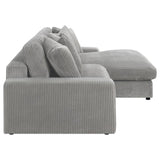 Blaine - Upholstered Reversible Chaise Sectional Sofa by Coaster Fine Furniture | Bel Furniture