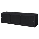 Murray - 70" 2-Door TV Stand Media Console - Black by Coaster Fine Furniture | Bel Furniture