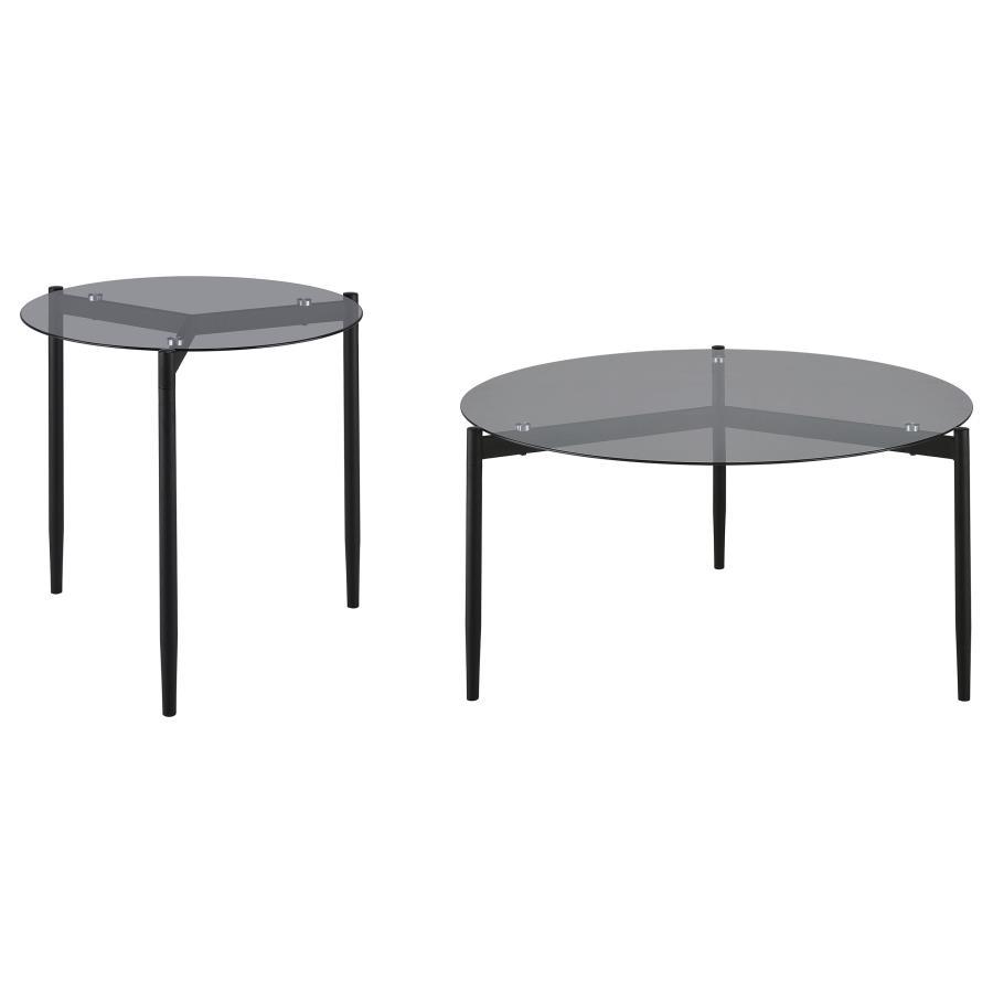 Rosalie - Round Coffee And End Table Set by Coaster Fine Furniture | Bel Furniture
