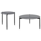 Rosalie - Round Coffee And End Table Set by Coaster Fine Furniture | Bel Furniture