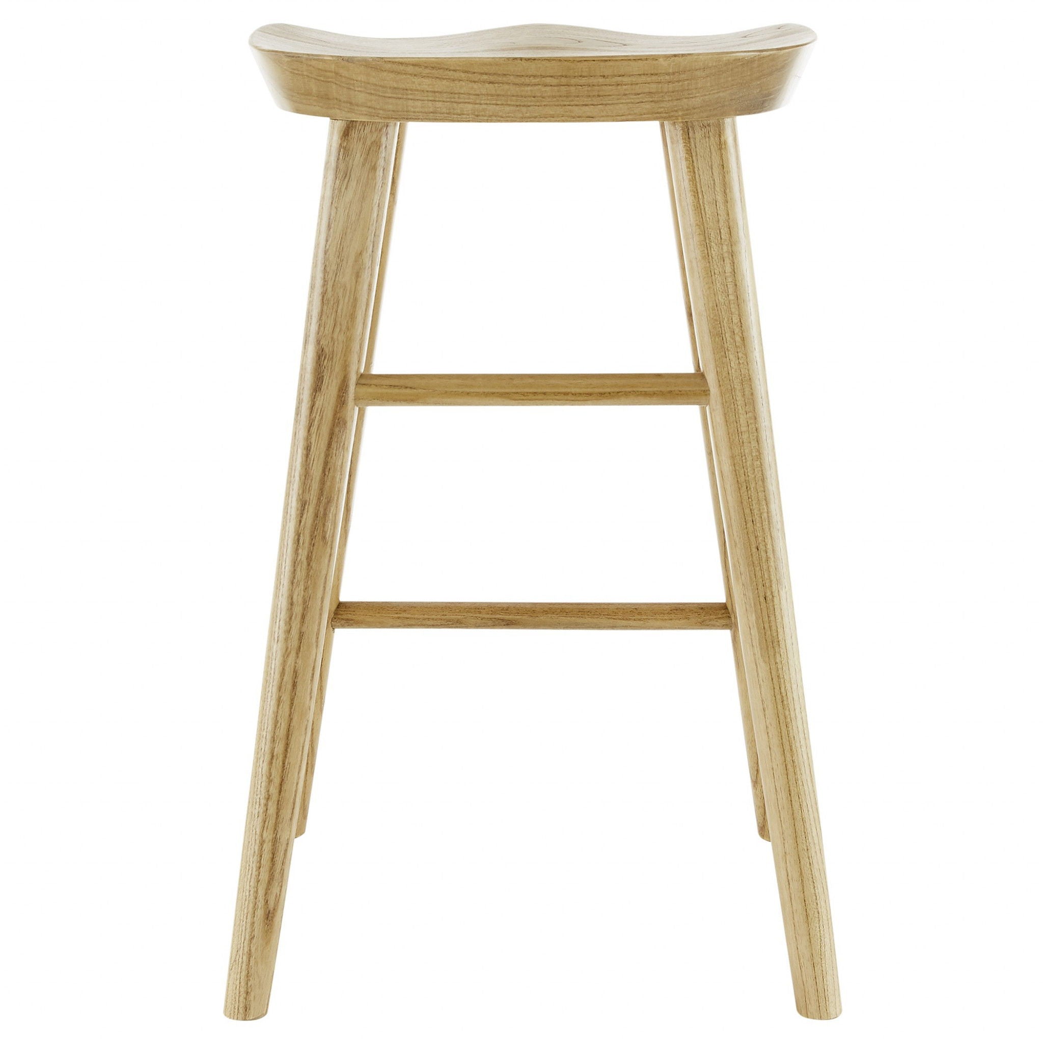 Backless Counter Height Bar Chair - Natural