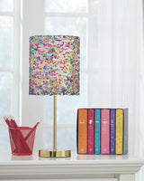 Maddy - Purple - Metal Table Lamp by Signature Design by Ashley® | Bel Furniture