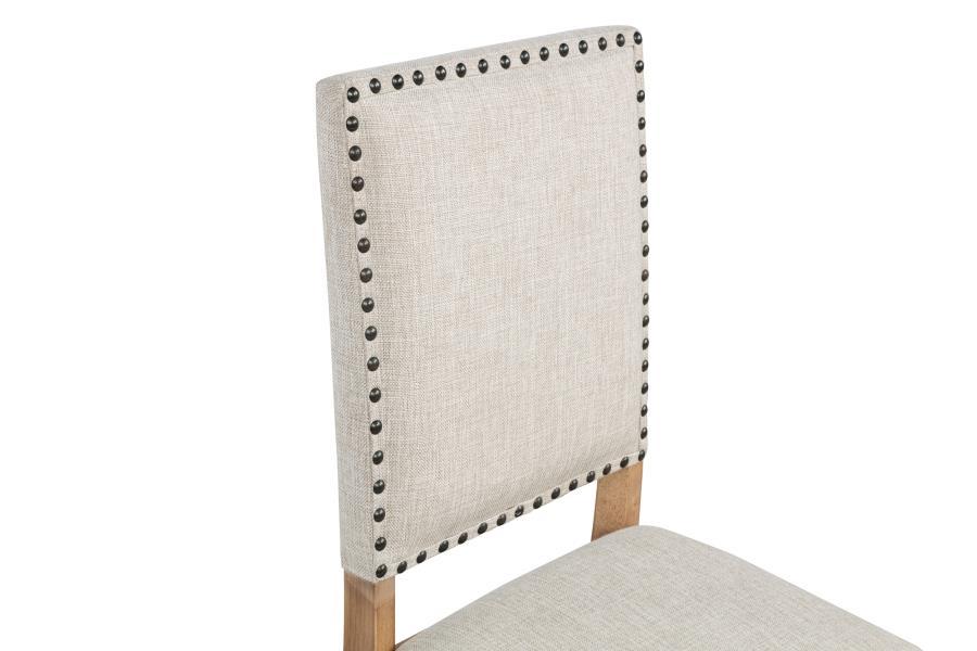 Middleton - Upholstered Dining Side Chair Beige (Set of 2) - Natural by Coaster Fine Furniture | Bel Furniture