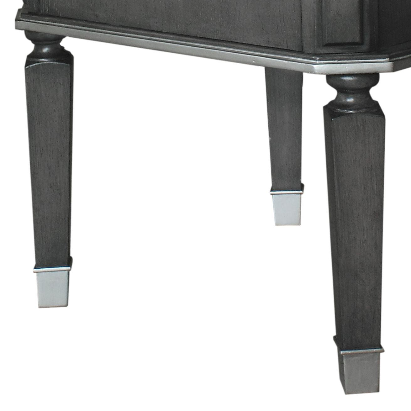 House Beatrice - End Table - Charcoal / Light Gray