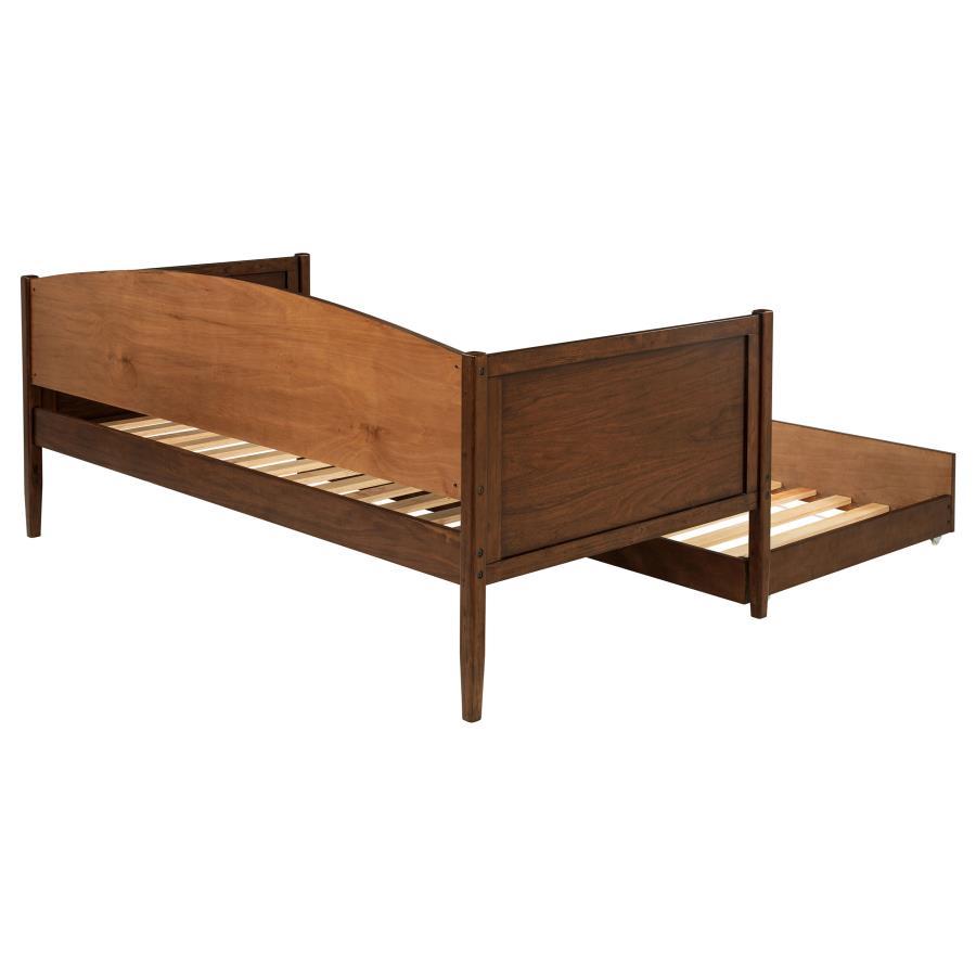 Bozeman - Wood Twin Daybed With Trundle - Medium Walnut by Coaster Fine Furniture | Bel Furniture