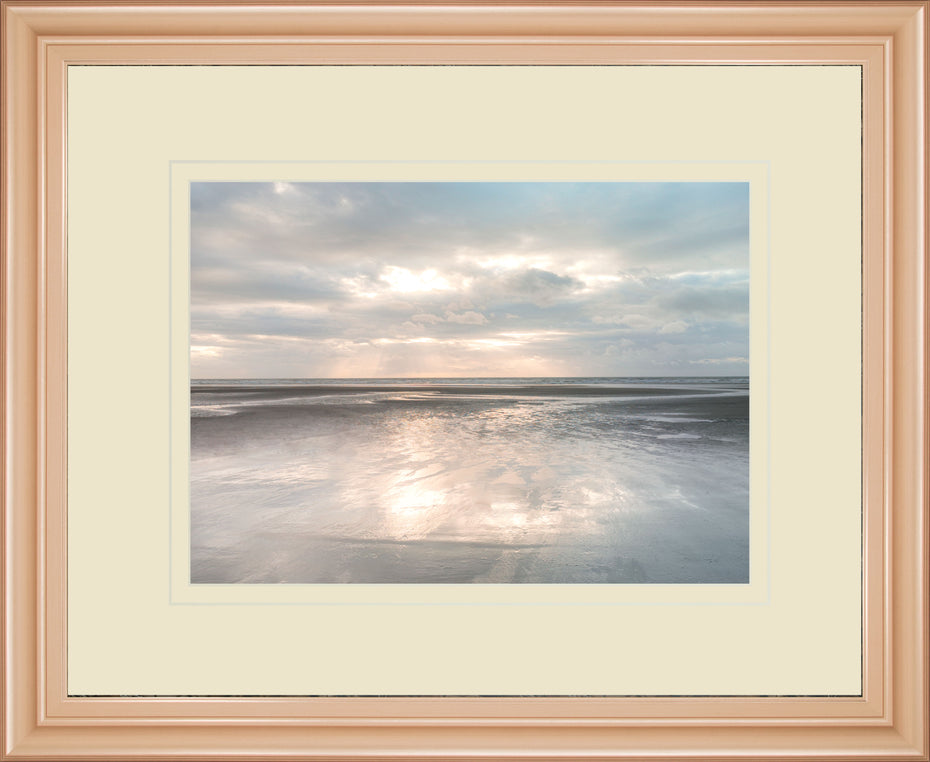 Silver Sands By Assaf Frank - Framed Print Wall Art - Dark Gray