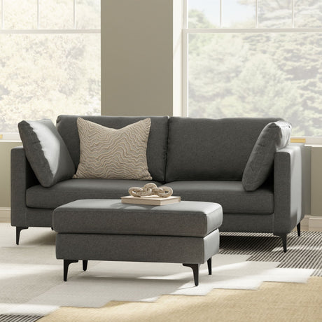 Ava - Mid Century Sofa With Ottoman Set - view 13