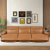 Urbana - Triple Power Recliner Sofa - Tan