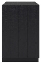 Londer - Black - Two Drawer Night Stand by Millennium® by Ashley | Bel Furniture