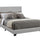 Dorian - Upholstered Panel Bed Gray Full Faux Leather by CoasterEveryday | Bel Furniture