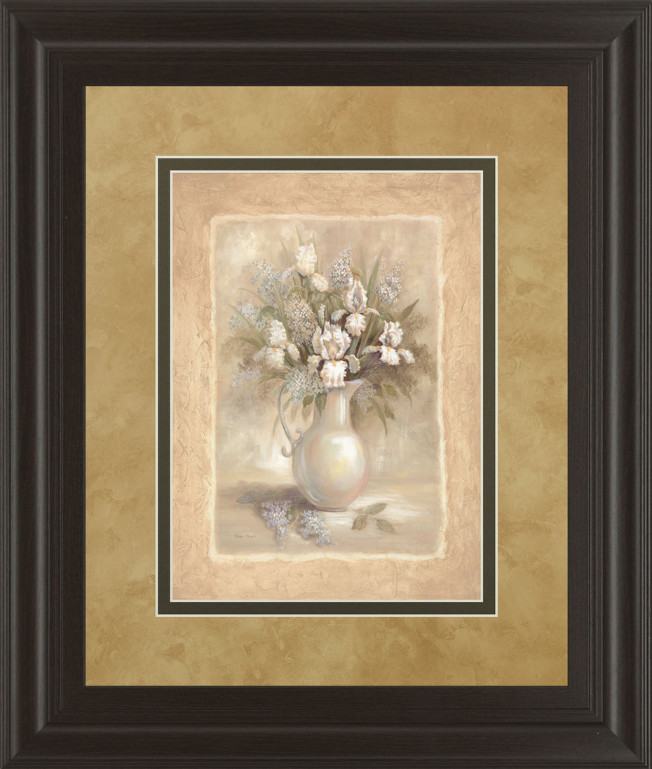 White Bounty I By Vivian Flasch - Framed Print Wall Art - White