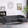 Brayden - Fabric Sectional Sofa Chaise by Lilola Home | Bel Furniture