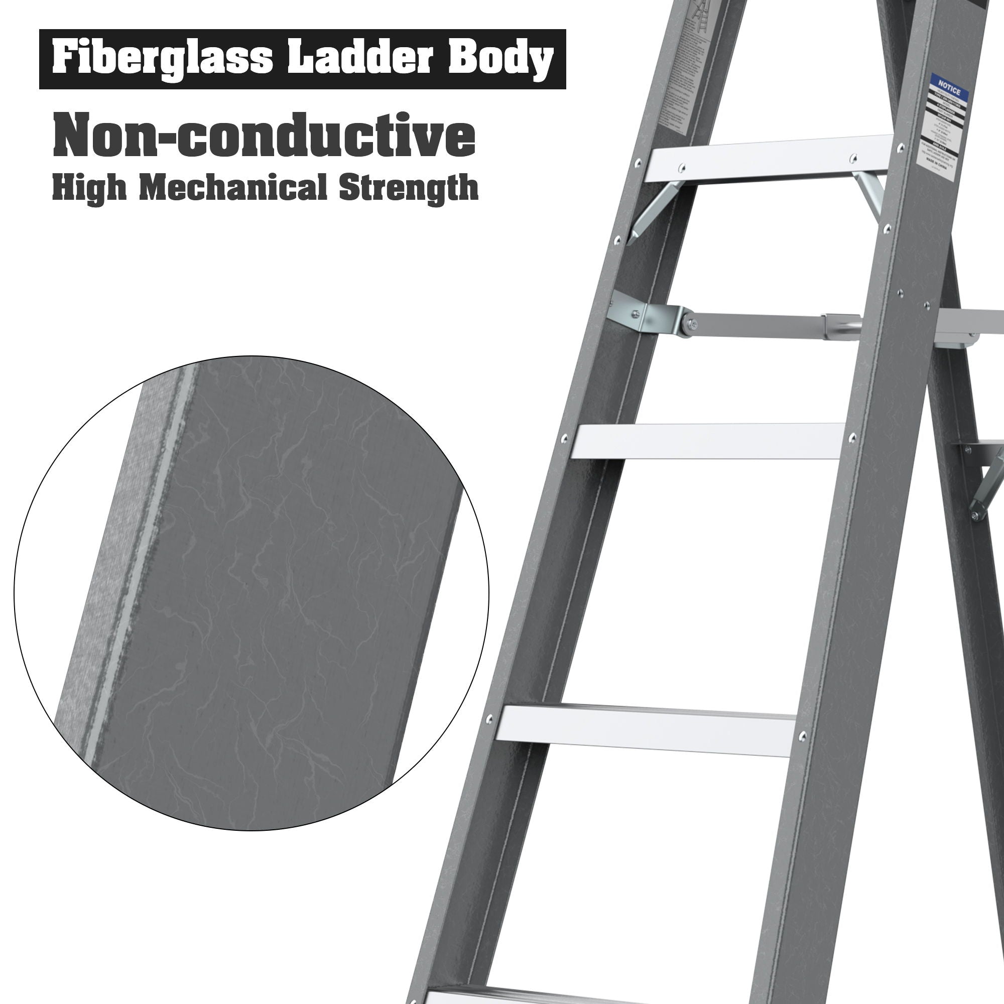 High Quality Fibreglass Step Ladder