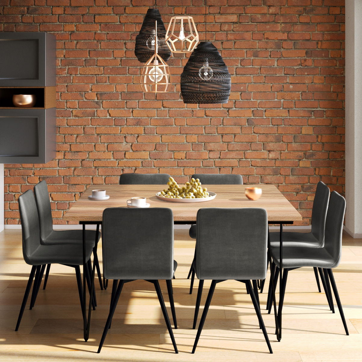 Hunter - Square Tabletop Dining Table - view 4