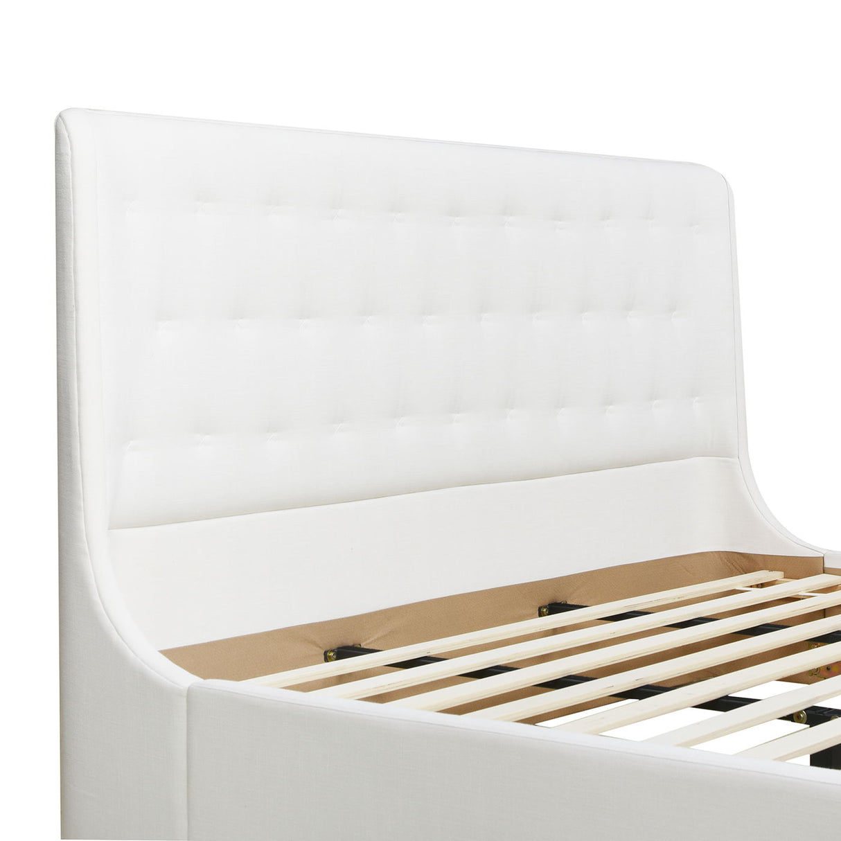Brooks - Contemporary Tufted Shelter Platform Bed by Jennifer Taylor Home | Bel Furniture