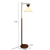 Floor Lamp, Standing Light For Living Room - Brown