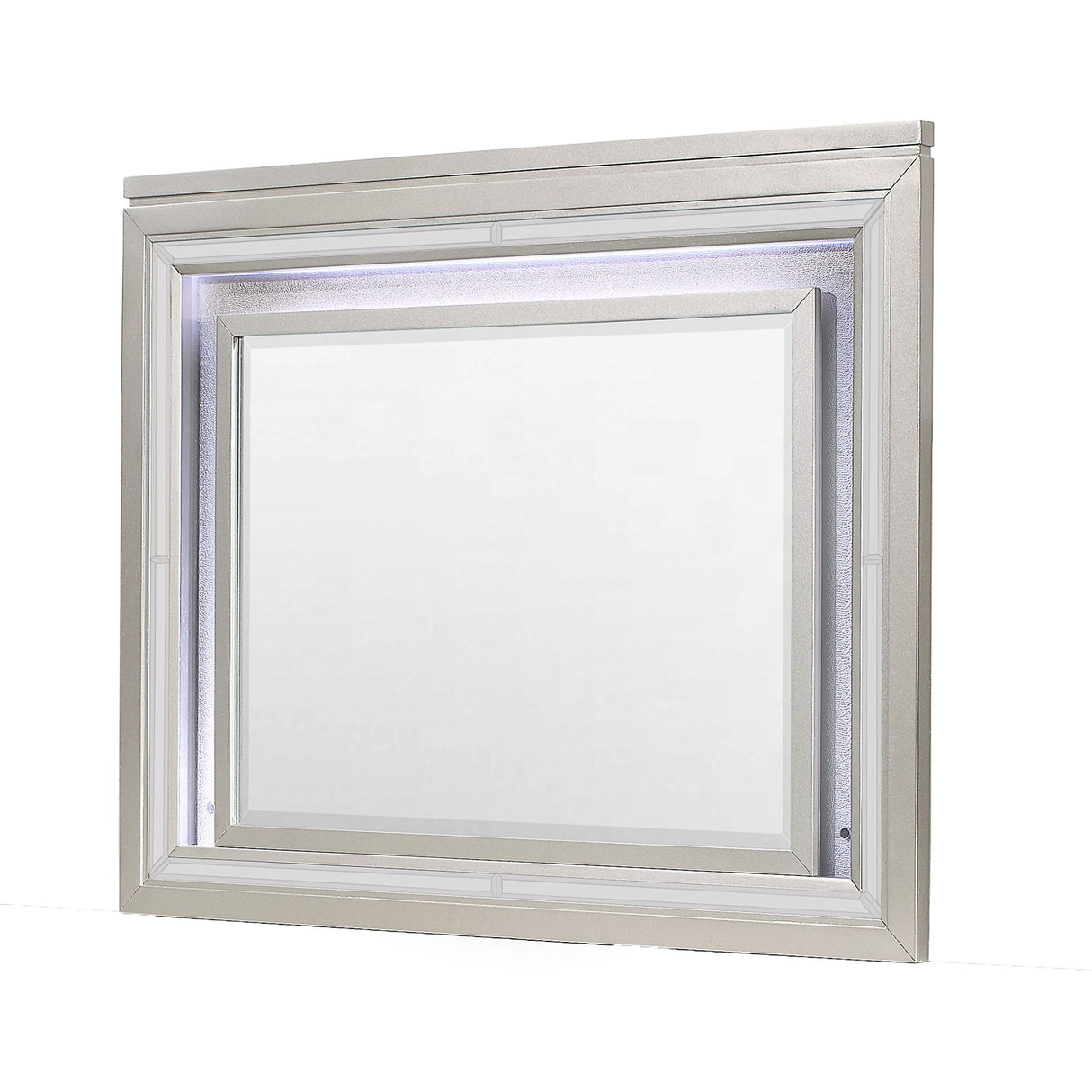 Cross - Glam Mirror With LED - Champagne