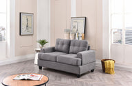 Stylish Transitional Loveseat For Two