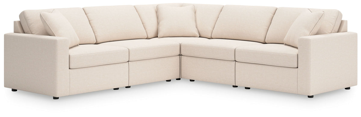 Modmax - Oyster - Sectional White 5 Pc. Sectional by Signature Design by Ashley® | Bel Furniture