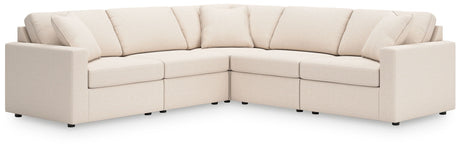 Modmax - Oyster - Sectional White 5 Pc. Sectional by Signature Design by Ashley® | Bel Furniture