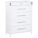 Gracemont - 5-Drawer Bedroom Chest Of Drawers - White