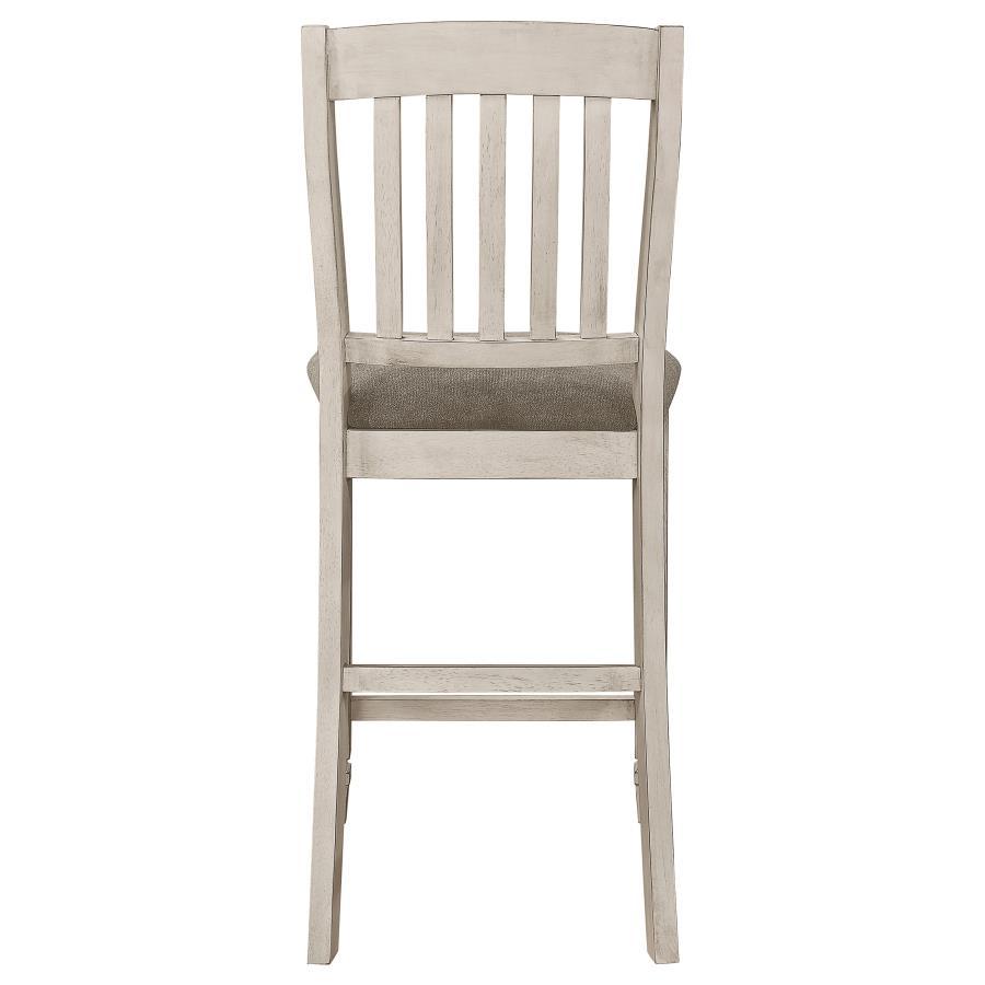 Sarasota - Wood Counter Chair (Set of 2) - Rustic Cream