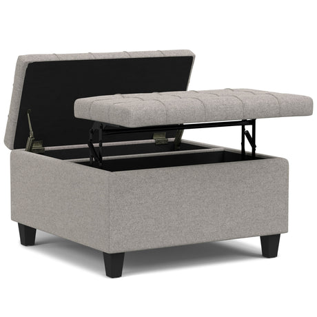 Harrison - Upholstered Coffee Table Storage Ottoman - view 90