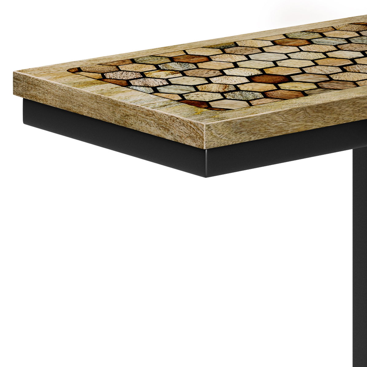 Davisville - C Side Table - Natural by Simpli-Home | Bel Furniture