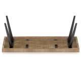 Durham - Bench - Distressed Natural by Simpli-Home | Bel Furniture